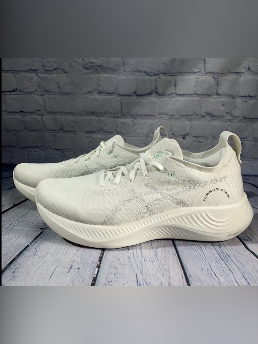Asics Nimbus Mirai Running Shoes White 1013A138 Athletic Men’s 10.5